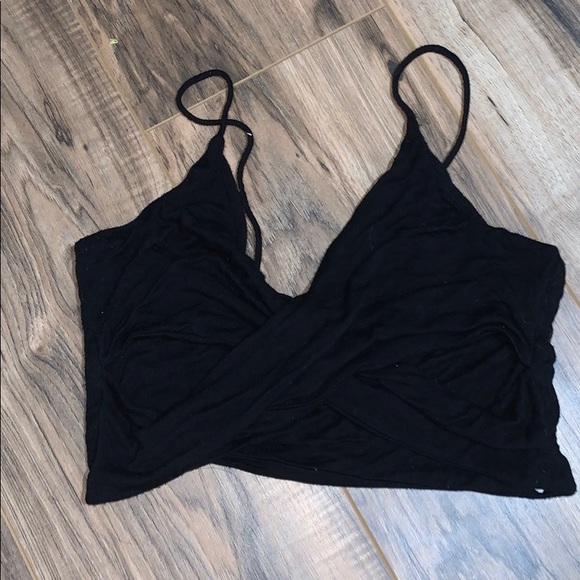 Front Cross Crop Top - Picture 1 of 3